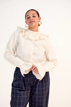 Tops & T-Shirts<Make My Lemonade BLOUSE FIGARO ECRU