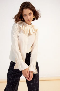 Tops & T-Shirts<Make My Lemonade BLOUSE FIGARO ECRU