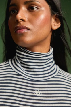 Bodys<Make My Lemonade BODY CHARLOTTE RAYURES NAVY