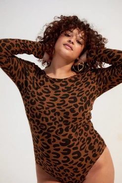 Bodys<Make My Lemonade BODY HUGO NEW LEOPARD