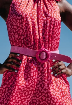 Ceintures<Make My Lemonade CEINTURE TORSADE SUEDE PINK