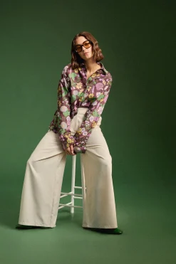 Tops & T-Shirts<Make My Lemonade CHEMISE OMER AUTUMN FLOWER MARKET