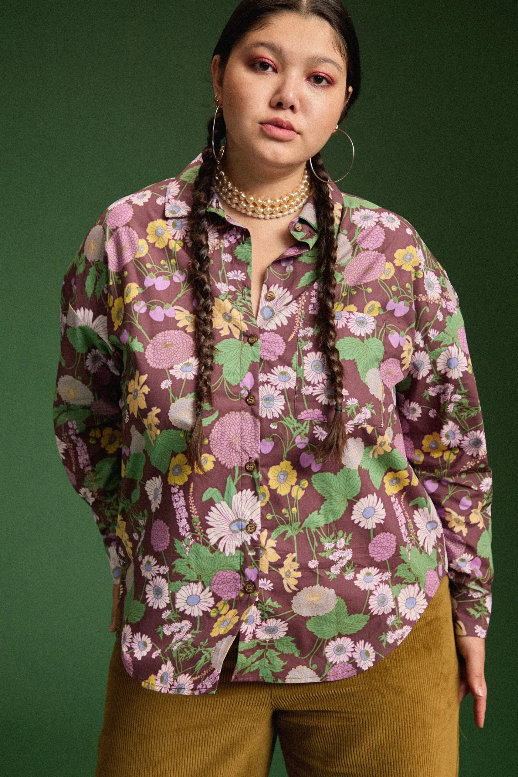 Tops & T-Shirts<Make My Lemonade CHEMISE OMER AUTUMN FLOWER MARKET