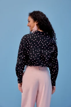 Tops & T-Shirts<Make My Lemonade CHEMISE OMER POLKA ROSE