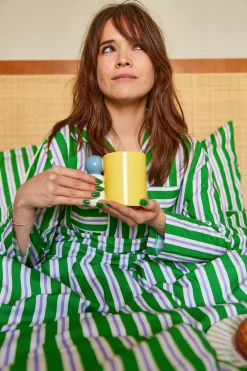 Le Linge|Homewear<Make My Lemonade CHEMISE ROMEO GREEN & PURPLE