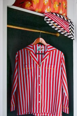 Le Linge|Homewear<Make My Lemonade CHEMISE ROMEO RED & BLUE