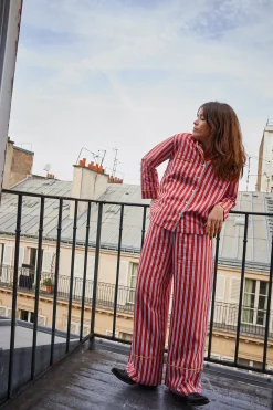 Le Linge|Homewear<Make My Lemonade CHEMISE ROMEO RED & BLUE