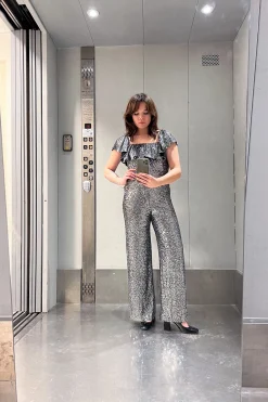 Robes & Combis<Make My Lemonade COMBI MONICA SEQUINS ARGENTE