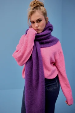Bonnets & Écharpes<Make My Lemonade ECHARPE ROSIE VIOLET