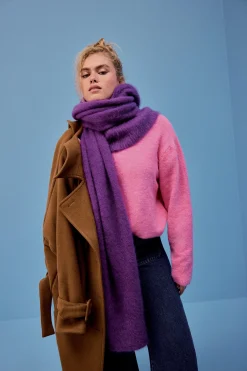 Bonnets & Écharpes<Make My Lemonade ECHARPE ROSIE VIOLET