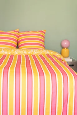 Le Linge<Make My Lemonade HOUSSE ABIGAIL ANEMONE YELLOW