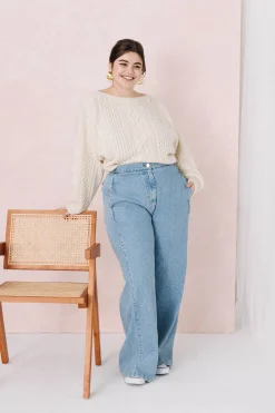 Denim|Pantalons<Make My Lemonade JEAN CLAUDE LIGHT BLUE