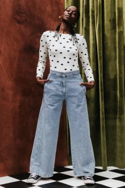 Denim|Pantalons<Make My Lemonade JEAN CLAUDE LIGHT BLUE