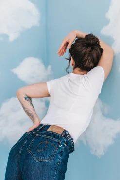 Denim|Pantalons<Make My Lemonade JEAN LOÏS DARK BLUE