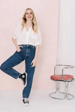 Denim|Pantalons<Make My Lemonade JEAN MATHILDA MEDIUM BLUE