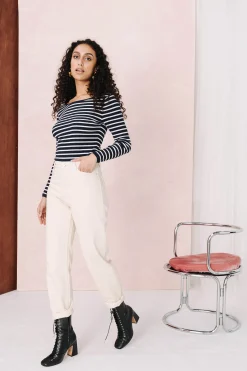 Denim|Pantalons<Make My Lemonade JEANS MATHILDA OFF WHITE