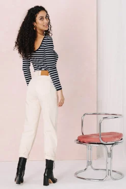 Denim|Pantalons<Make My Lemonade JEANS MATHILDA OFF WHITE