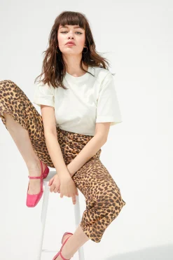 Denim|Pantalons<Make My Lemonade JEANS NELSON LEOPARD