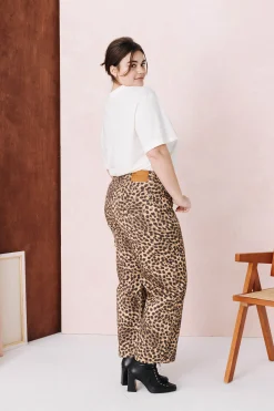 Denim|Pantalons<Make My Lemonade JEANS NELSON LEOPARD