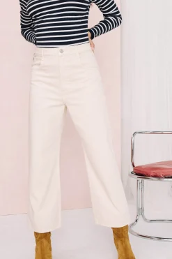 Denim|Pantalons<Make My Lemonade JEANS NELSON OFF WHITE