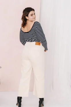 Denim|Pantalons<Make My Lemonade JEANS NELSON OFF WHITE