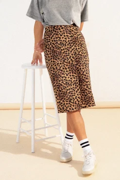 Jupes<Make My Lemonade JUPE ANAELLE LEOPARD
