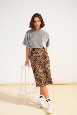 Jupes<Make My Lemonade JUPE ANAELLE LEOPARD