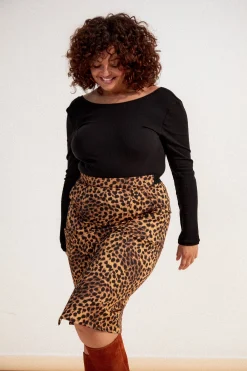 Jupes<Make My Lemonade JUPE ANAELLE LEOPARD