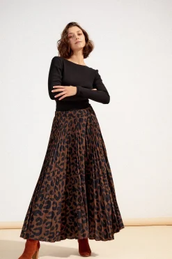 Jupes<Make My Lemonade JUPE PAULA LEOPARD