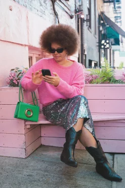 Jupes<Make My Lemonade JUPE SARAH SEQUINS DISCO