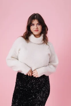 Jupes<Make My Lemonade JUPE SARAH SEQUINS NOIR