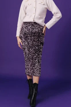 Jupes<Make My Lemonade JUPE SARAH SEQUINS ROSE