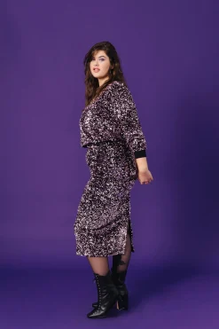 Jupes<Make My Lemonade JUPE SARAH SEQUINS ROSE