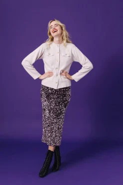 Jupes<Make My Lemonade JUPE SARAH SEQUINS ROSE