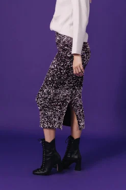 Jupes<Make My Lemonade JUPE SARAH SEQUINS ROSE