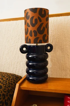 Lampes|Décorations<Make My Lemonade LAMPE ALI LEOPARD & BLEU MARINE