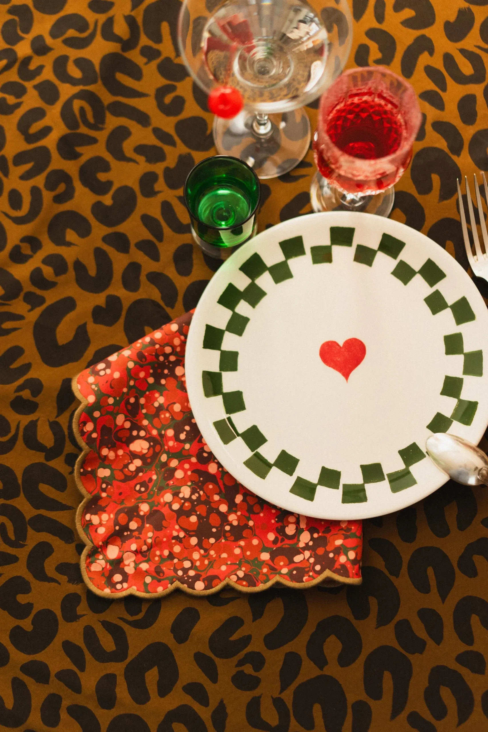 Art De La Table<Make My Lemonade LOT DE 2 ASSIETTES ELIZA CHESS