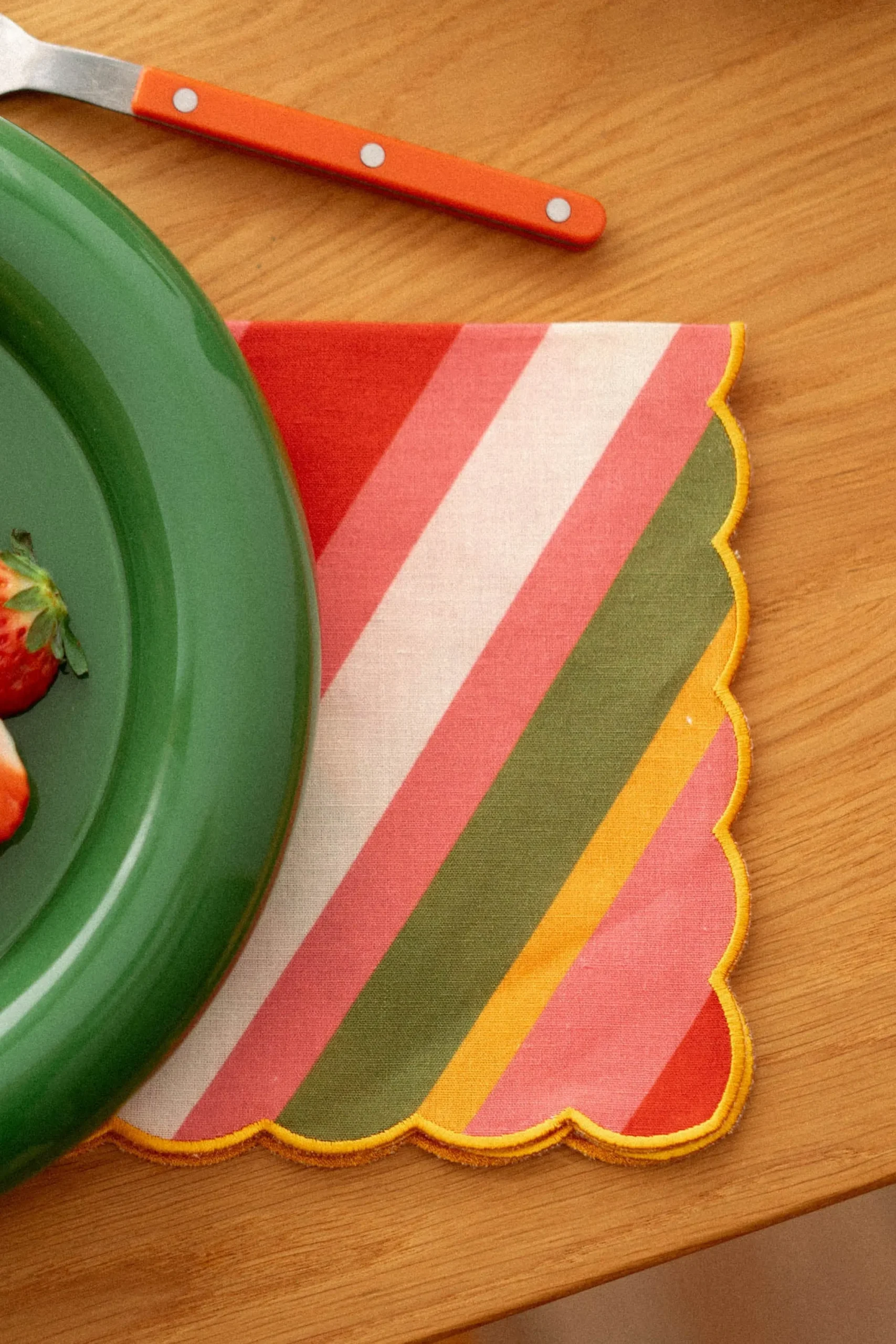 Art De La Table|Le Linge<Make My Lemonade LOT DE 2 SERVIETTES KATE MULTICO