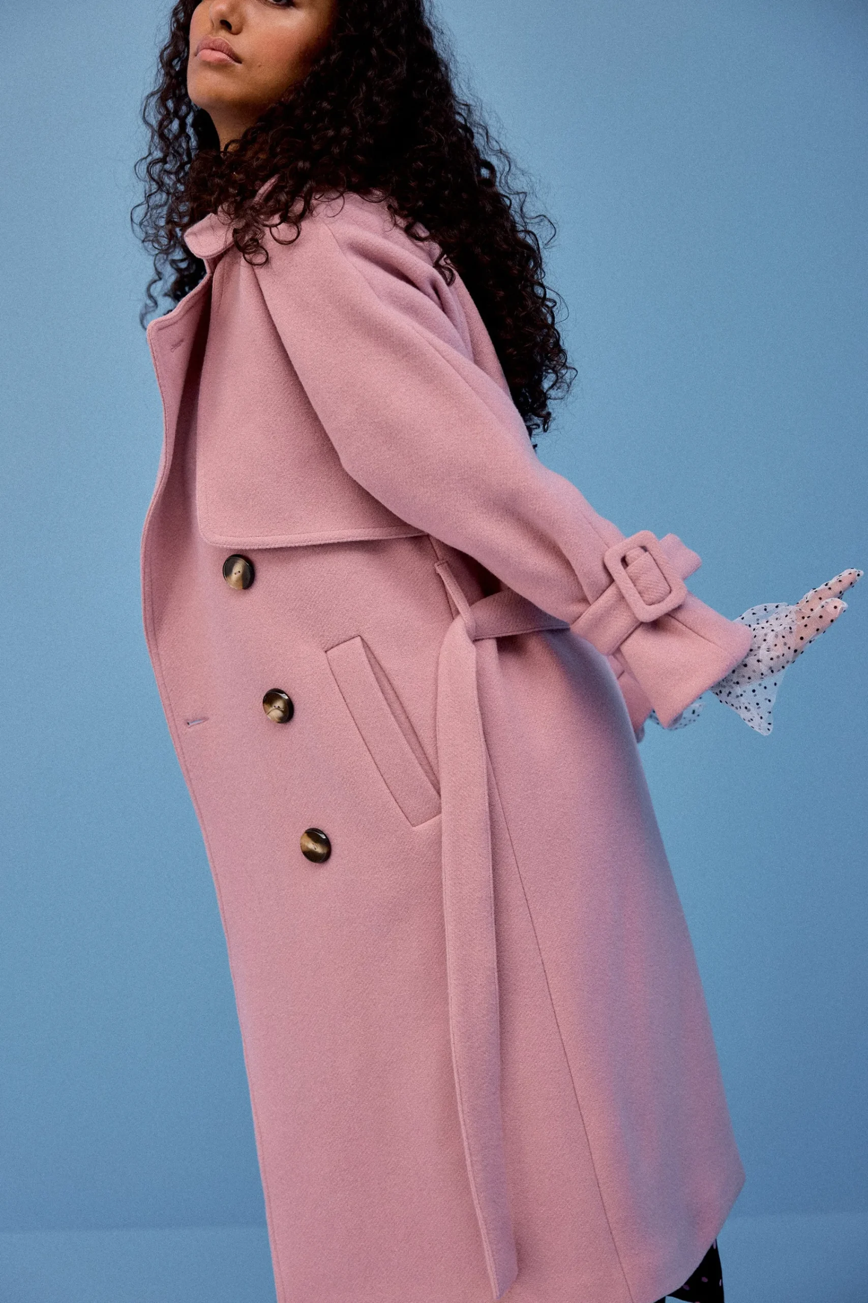 Vestes & Manteaux<Make My Lemonade MANTEAU HENDRIKS ROSE POUDRE