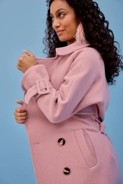 Vestes & Manteaux<Make My Lemonade MANTEAU HENDRIKS ROSE POUDRE