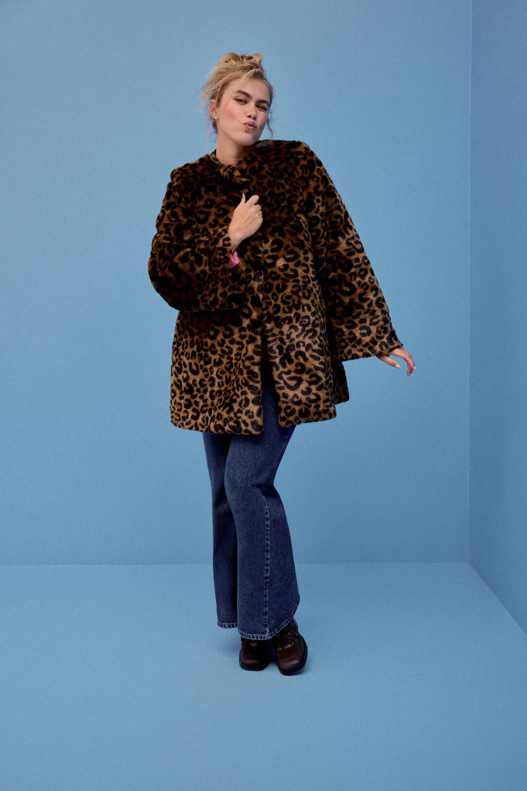 Vestes & Manteaux<Make My Lemonade MANTEAU NICOLE NEW LEOPARD