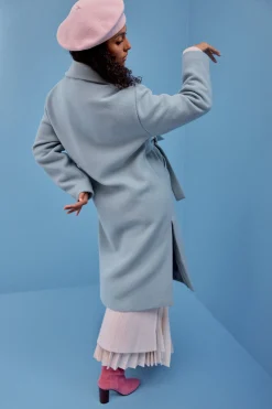 Vestes & Manteaux<Make My Lemonade MANTEAU RAY BLEU CIEL