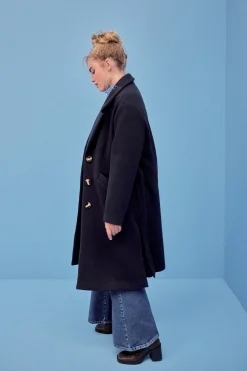 Vestes & Manteaux<Make My Lemonade MANTEAU RAY BLEU MARINE