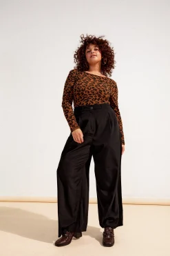 Pantalons<Make My Lemonade PANTALON HARYA FLUIDE NOIR