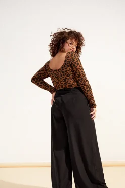 Pantalons<Make My Lemonade PANTALON HARYA FLUIDE NOIR