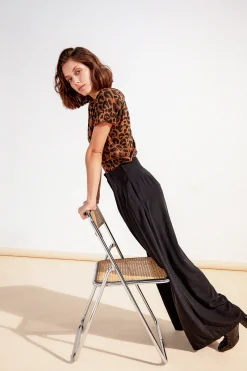 Pantalons<Make My Lemonade PANTALON HARYA FLUIDE NOIR