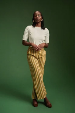 Pantalons<Make My Lemonade PANTALON KARL RAYURES VERTES