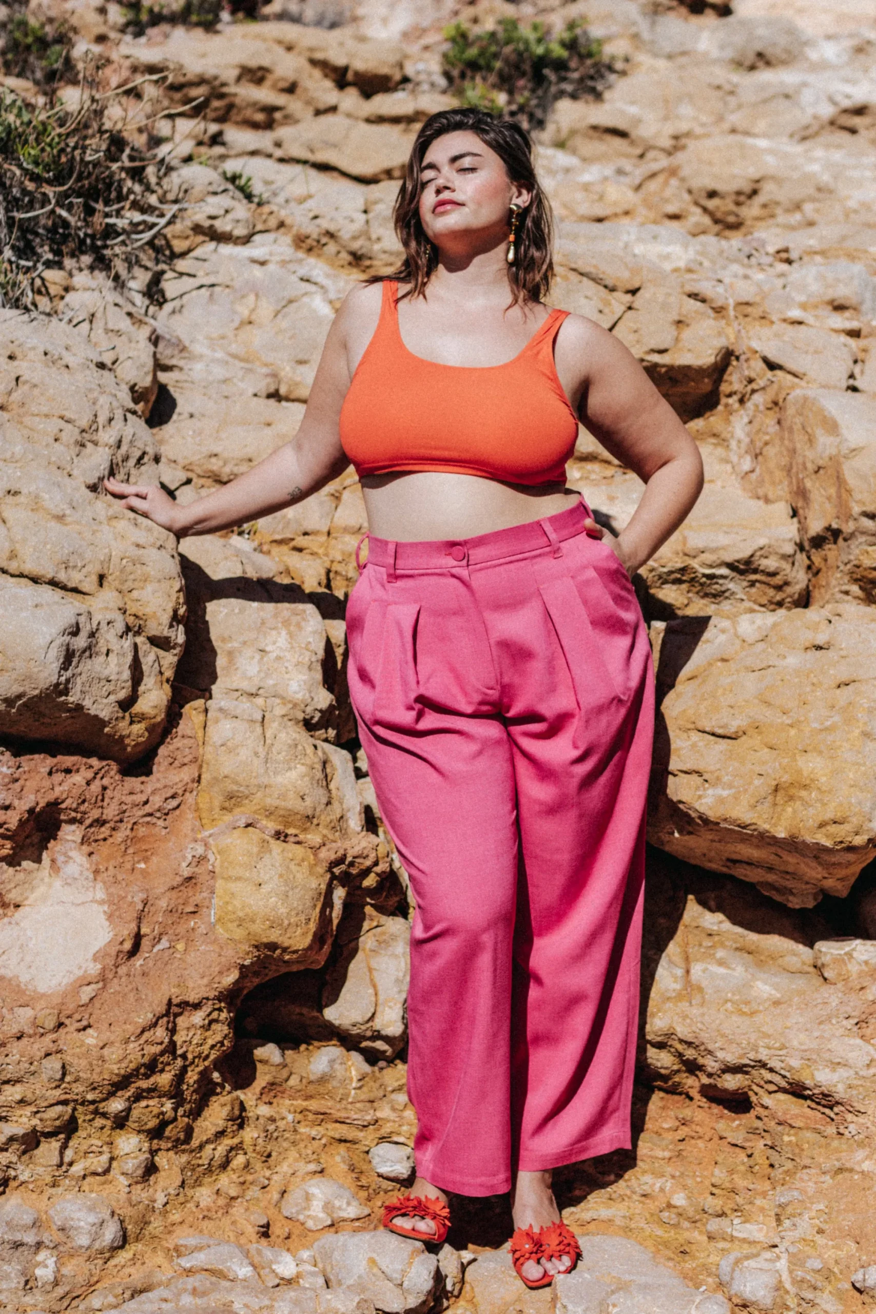 Pantalons<Make My Lemonade PANTALON NEW NOE ROSE