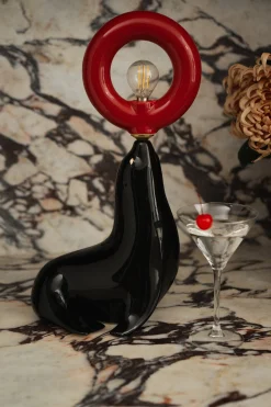 Décorations|Lampes<Make My Lemonade PETITE LAMPE PÉNÉLOPE NOIRE