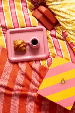 Art De La Table<Make My Lemonade PLATEAU CARRE CONNOR ROSE